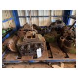 John Deere Two Cylinder Heads and Manifold