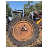 (2) John Deere 38” Cast Wheels and Tires