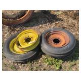 (4) John Deere Wheels