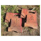 (2) International Harvester Suitcase Weights