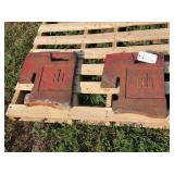 (2) International Harvester Suitcase Weights