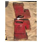(2) International Harvester Suitcase Weights