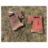 (2) International Harvester Suitcase Weights