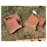 (2) International Harvester Style Suitcase Weights
