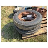 (2) Farmall Rims and Tires