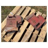(2) International Harvester Suitcase Weights