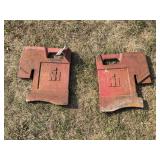 (2) International Harvester Suitcase Weights