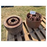 (2) International Harvester Belt Pulleys