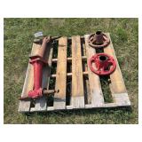 (2) Farmall Front Pedestals and (2) Hubs