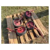 (4) Cultivator Gauge Wheels