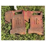 (2) International Harvester Suitcase Weights