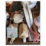 Assorted Decorative Ceramic Teapots and Tableware Lot