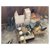 Assorted Lighting Fixtures and Light Bulbs Lot