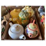 Assorted Ceramic Teapots and Tureen Lot of Six