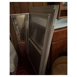 White Metal Storm Windows Lot of Two