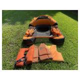 Trout Unlimited Bighorn Float Tube with Accessories and Personal Flotation Devices