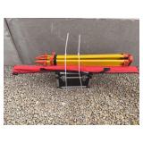 Surveying Equipment Set with Tripods, Case, and Carrying Bag