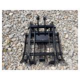 Black Metal Excavator Attachment