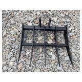 Black Steel Pallet Fork Tine Attachment