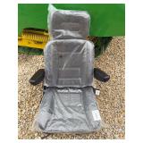 Black Replacement Operator Seat with Headrest and Armrests