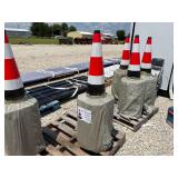Safety Traffic Cones 15in x 27in 20/Pack