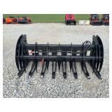 Skid Steer Curved Log Grabber CLG72