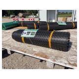 Black Plastic Mesh Safety Fencing Roll