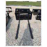 Black Pallet Fork Attachment