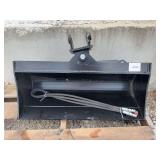 Black Hydraulic Attachment Bucket with Hoses
