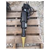 Hydraulic Cone Auger Attachment with Hoses