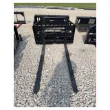 Pallet Fork Attachment for Skid Steer
