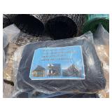 Black Outdoor Patio Fabric Screen Cover Sunscreen Net
