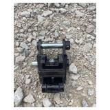Black Metal Equipment Hitch Attachment