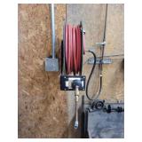 Central Pneumatic Retractable Air Hose Reel with 50-Foot Hose