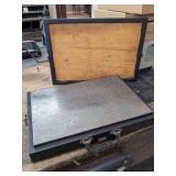 Machinist Surface Plate in Fitted Wooden Carrying Case with Handle