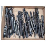 Assorted Cleveland Twist Drill Co. Taper Shank Drill Bits