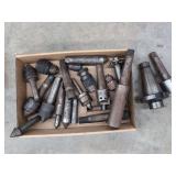 Assorted Lathe Tooling and Drill Chucks