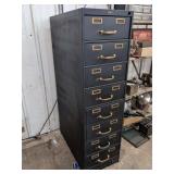 Steelcase Metal Office Furniture Co. Grand Rapids 8-Drawer Filing Cabinet