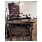 Pratt & Whitney Co. Bench Lathe with Westinghouse AC Motor and Assorted Tooling