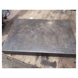 Heavy Steel Metal Plate Slab Measuring 15 x 11.5 x 2 Inches