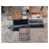 Assorted Precision Machining Tools and Measuring Instruments in Fitted Cases