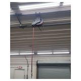 Ceiling Mounted Retractable Hose Reel with Red Hose