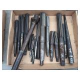 Assorted Metal Reamers and Machining Tools