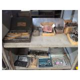 Assorted Machining Tools and Equipment Lot including K.O. Lee Metal Box and Drill Bits