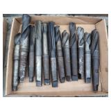 Assorted Industrial Taper Shank Drill Bits and Reamers