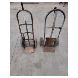 Two Metal Hand Trucks