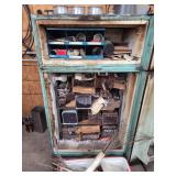 Assorted Welding Electrodes and Rods Lot with Storage Cabinet
