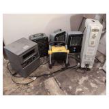 Assorted Electric Space Heaters Including Stanley and DeLonghi (6 Units Total)