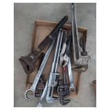 Assorted Hand Wrenches and Pliers Lot