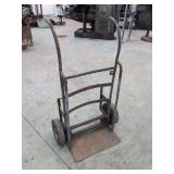 Industrial Steel Hand Truck with Solid Rubber Wheels